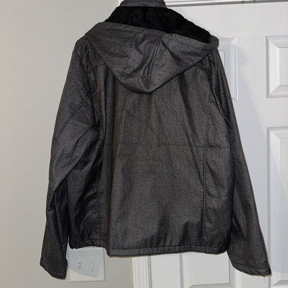 World Series Poker Mens Gray Full Zip Jacket Long Sleeve Size 2XL - Picture 2 of 9